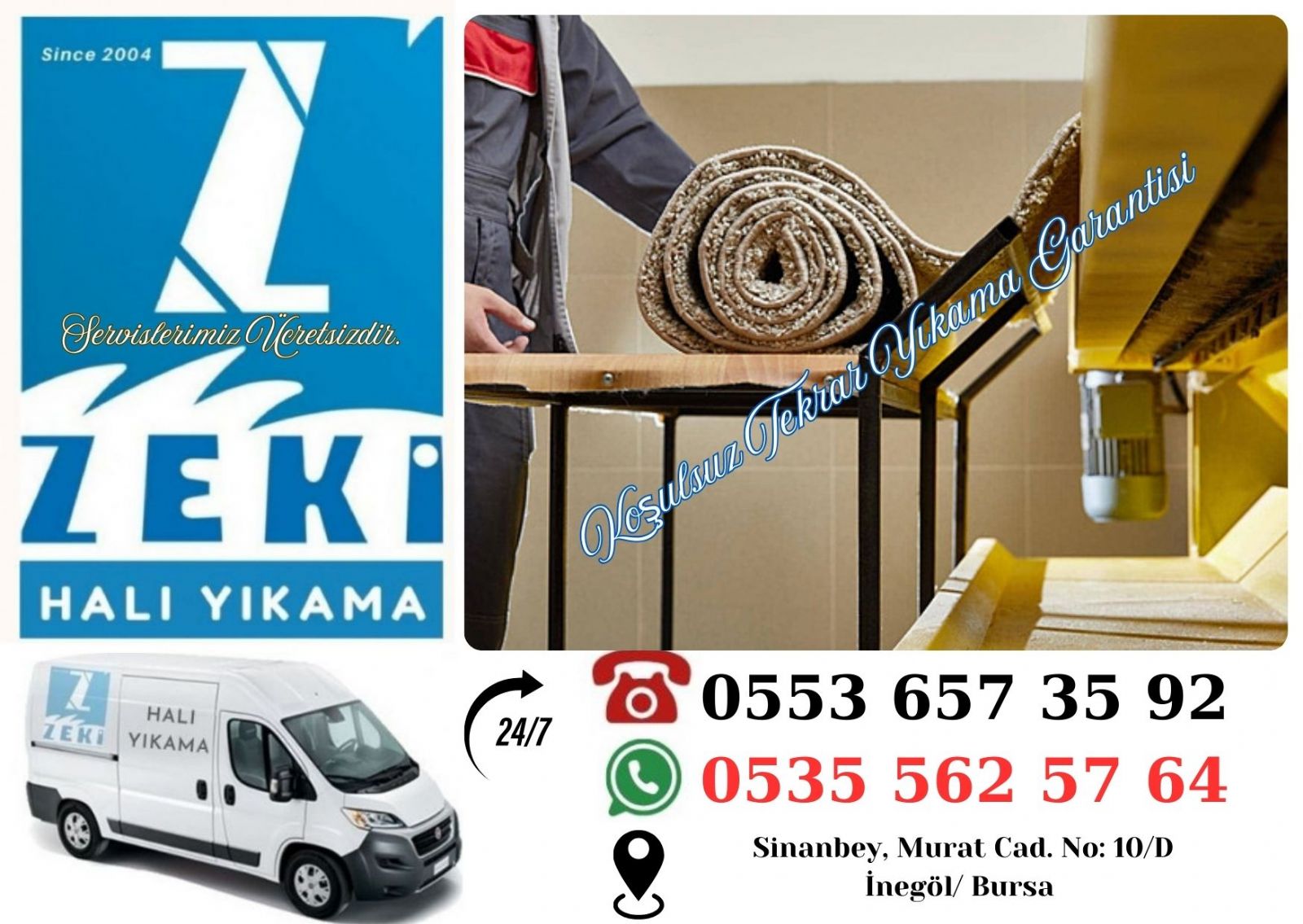 İnegöl Halı Yıkama Servisi